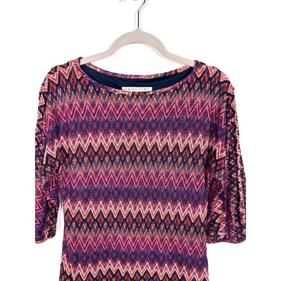 Trina Turk‎ nature dress women’s size XS new with tags - Picture 4 of 11